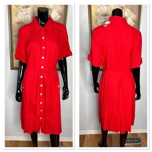 White Stag Red Midi Dress
